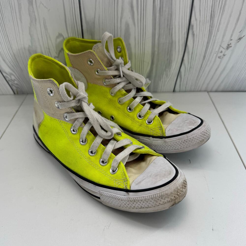 Converse Chuck Taylor All Star UV High Lemon Venom Womens 9.5, Men’s 7.5 Worn R1